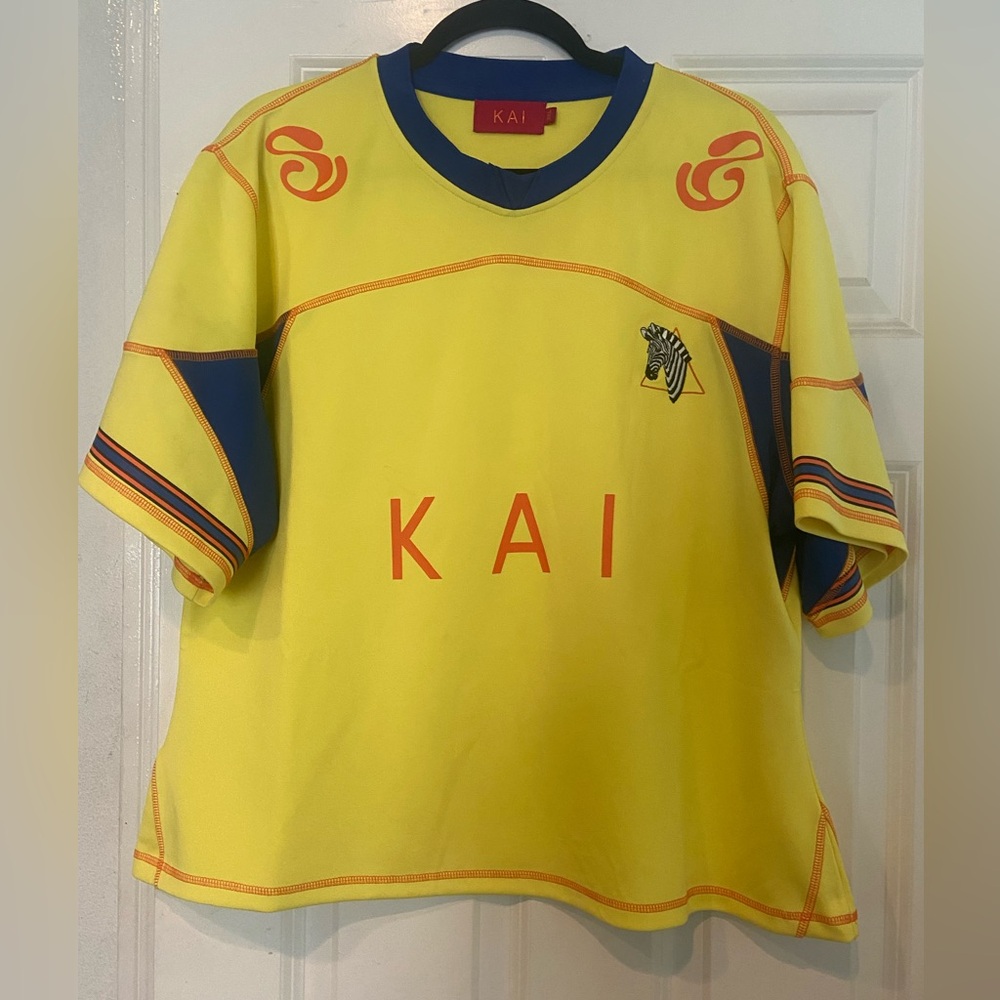 Kai Collective Yellow Short Sleeve Sports Top